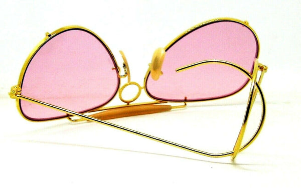 Ray-Ban USA NOS Vintage B&L Aviator 58mm DLX Shooter Rose Changeables Sunglasses