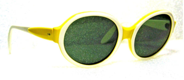 Ray-Ban USA *NOS Vintage 1960s *B&L Rare "Ketch" Ivory-Yellow *New Sunglasses - Vintage Sunglasses 