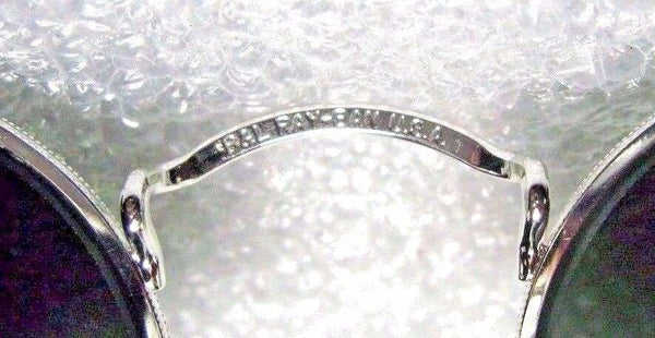 Ray-Ban USA Vintage NOS B&L W2247 Etched White Gold ClassicMetals New Sunglasses