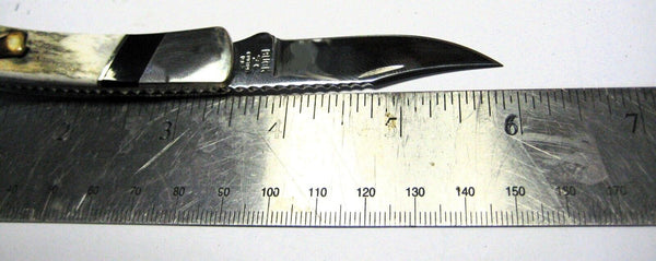 Rare Buck 503 USA 2010 Vintage 031/250 Custom Buck Horn Folding Knife Rare