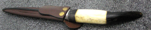 Vintage 1900s Gaucho Facon  Antique Solingen knife Haering. Deer & Buffalo Horn