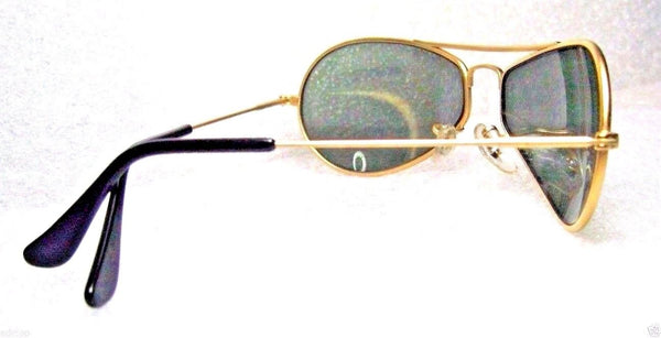 Ray-Ban USA *NOS Vintage B&L Aviator "Air-Boss" 24kGP W2615 Pilot NEW Sunglasses - Vintage Sunglasses 