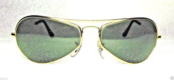 Ray-Ban USA *NOS Vintage B&L Aviator "Air-Boss" 24kGP W2615 Pilot NEW Sunglasses - Vintage Sunglasses 
