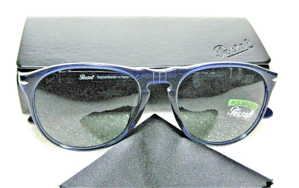 Persol Vintage 9649-S 1015/58 Rare Cobalto 55-18 Polarized New Sunglasses & Case - Vintage Sunglasses 