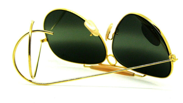 Ray-Ban Vintage NOS USA B&L Aviator Bullet Hole Shooter G-31 DGM New Sunglasses
