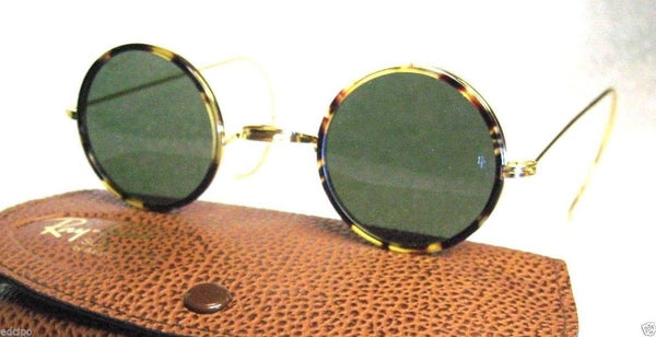 Ray-Ban USA *NOS Vintage B&L Cheyenne I Lennon W1750 Honey~Tortis NEW Sunglasses - Vintage Sunglasses 