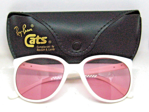 Ray-Ban USA NOS Vintage B&L Cats 1000 Sport Ski Rose Changeable Sunglasses