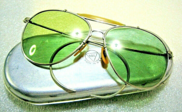 Vintage Pre Ray-Ban USA Aviator WWII Bausch & Lomb USAAF USN AN6531 Sunglasses