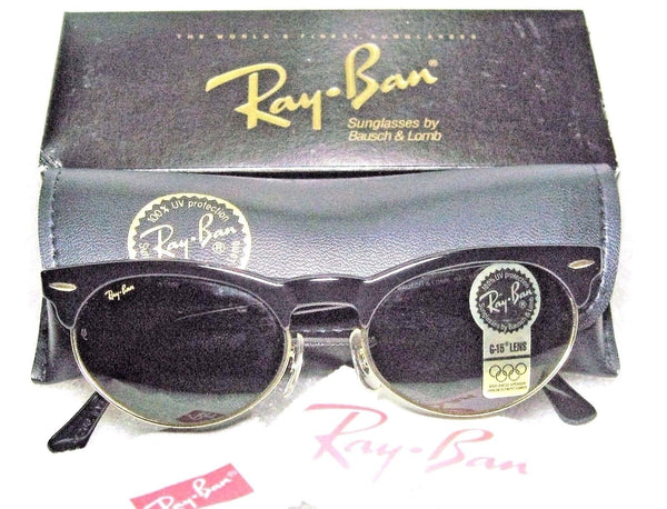 Ray-Ban USA NOS Vintage 1980s B&L Clubmaster Wayfarer Max W1266 New Sunglasses - Vintage Sunglasses 