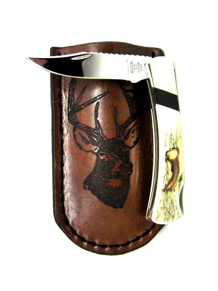 Rare Buck 503 USA 2010 Vintage 031/250 Custom Buck Horn Folding Knife Rare