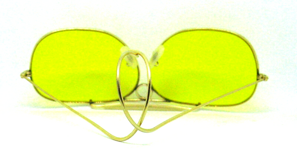 Ray-Ban USA 60s Vintage B&L Kalichrome Aviator 12kGF "Decot" Shooter Sunglasses