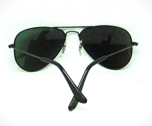Ray-Ban USA Vintage 90s B&L Aviator L2848 Small 52 G-15 Black Chrome Sunglasses