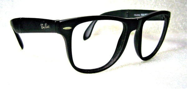 Ray-Ban USA Vintage B&L "Folding" *Rare Wayfarer II W0871 *Mint Sunglasses Frame - Vintage Sunglasses 