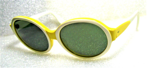Ray-Ban USA *NOS Vintage 1960s *B&L Rare "Ketch" Ivory-Yellow *New Sunglasses - Vintage Sunglasses 