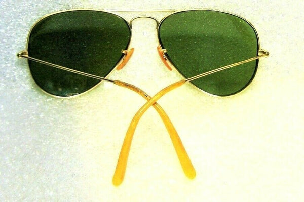 Ray-Ban USA Vintage 1940s B&L 12k GF Aviator 58mm RB-3 Very Rare Sunglasses - Vintage Sunglasses 