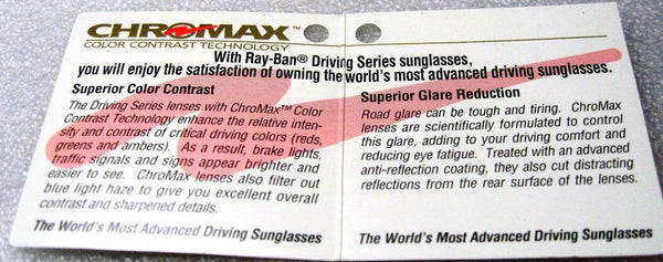 Ray-Ban USA Vintage NOS B&L Chromax Predator PS2 W2050 Cats New Sunglasses