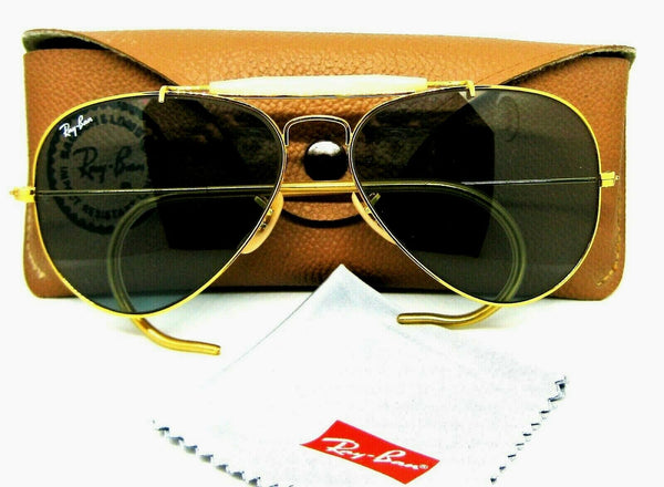 Ray-Ban USA NOS Vintage B&L Aviator Outdoorsman Blue Changeables New Sunglasses