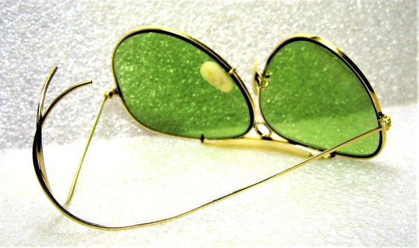 Ray-Ban USA Mint 1950s Vintage B&L Aviator 10k GF RB-3 Bullet Shooter Sunglasses - Vintage Sunglasses 