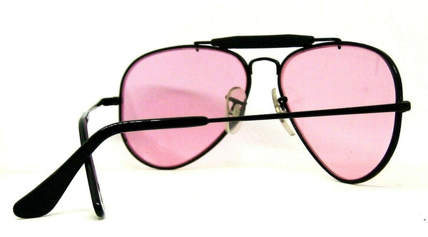 Ray-Ban USA NOS Vintage B&L Bravura 58mm Aviator Rose Changeables New Sunglasses