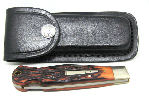 Vintage 1990 NOS Remington UMC USA R1306 Big Tracker Bullet Knife NewInBox-Sheth