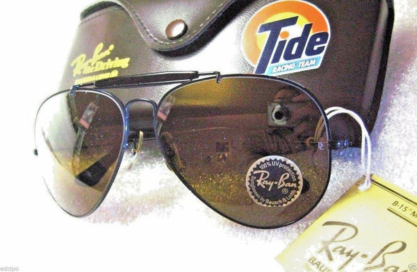 Vintage Ray-Ban USA B&L NOS Aviator Tide-NASCAR Outdoorsman TGM Z0424 Sunglasses - Vintage Sunglasses 