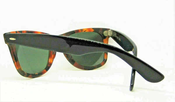 Ray-Ban USA Vintage B&L Mod Wayfarer Elite W1903 G-15 Ebony Tortoise Sunglasses - Vintage Sunglasses 