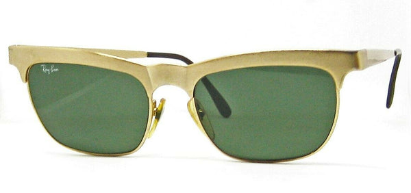 Vintage Ray-Ban USA B&L Gold Wayfarer Nuevo W0755 G-15 Nr Mint Sunglasses & Case