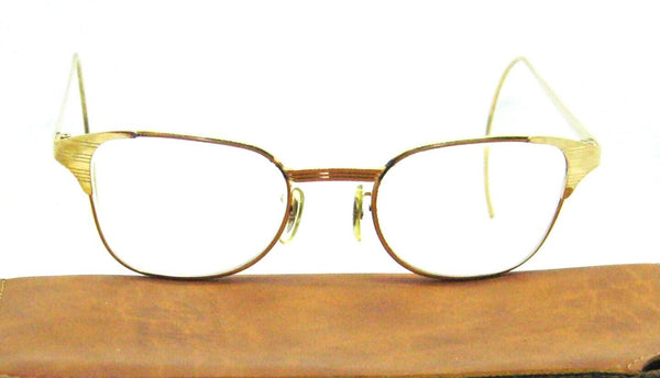 Ray-Ban USA Vintage 50s B&L Signet 12kGF Classic Metals Sunglasses Frame & Case