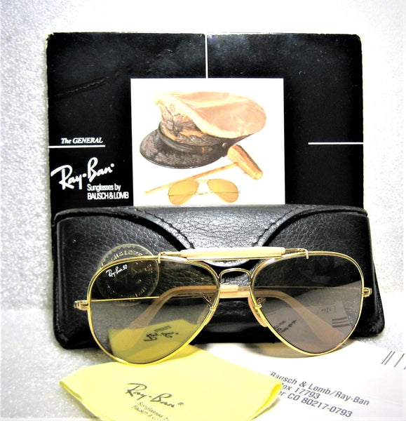Ray-Ban USA Vintage B&L Aviator The General RB-50 Anniversary W0363 Sunglasses - Vintage Sunglasses 