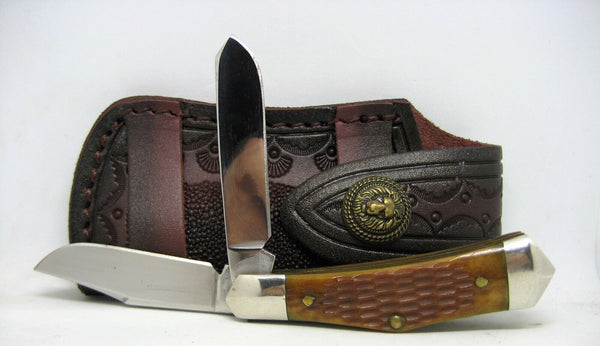 NOS Cripple Creek 1982 Trapper 1st Edition Knife World SN 0909 Mint Bob Cargill knife