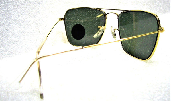Ray-Ban USA NOS Vintage 1960s B&L Aviator Caravan Pilot 52 New Sunglasses & Case - Vintage Sunglasses 