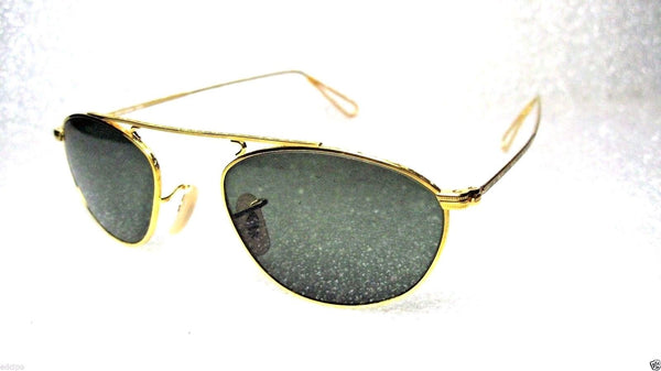 Ray-Ban USA *NOS Vintage B&L Mod-Aviator W2003 Pinpnt Etched 24k *NEW Sunglasses - Vintage Sunglasses 