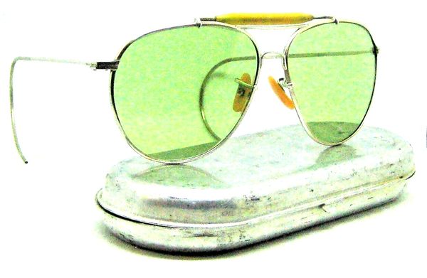 Vintage Pre Ray-Ban USA Aviator WWII Bausch & Lomb USAAF USN AN6531 Sunglasses