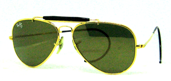 Ray-Ban USA B&L NOS Diamond Hard Aviator Outdoorsman 58mm Survivor  Sunglasses