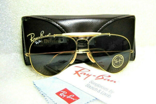 Ray-Ban USA Vintage NOS B&L Aviator Outdoorsman TGM B15 4-Driving New Sunglasses - Vintage Sunglasses 