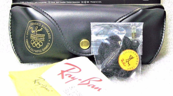 Ray-Ban USA Vintage NOS B&L Aviator Explorer 1992 Olympics W1077 New Sunglasses - Vintage Sunglasses 