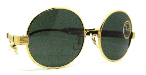 Ray-Ban USA NOS Vintage 1970s B&L THEO L4070 Arista Rare Etched New Sunglasses