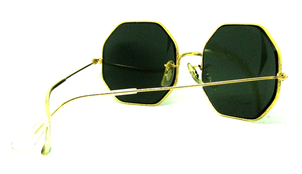 Ray-Ban USA 1960s Vintage B&L Classic Collection Octagon Arista Hippy Sunglasses