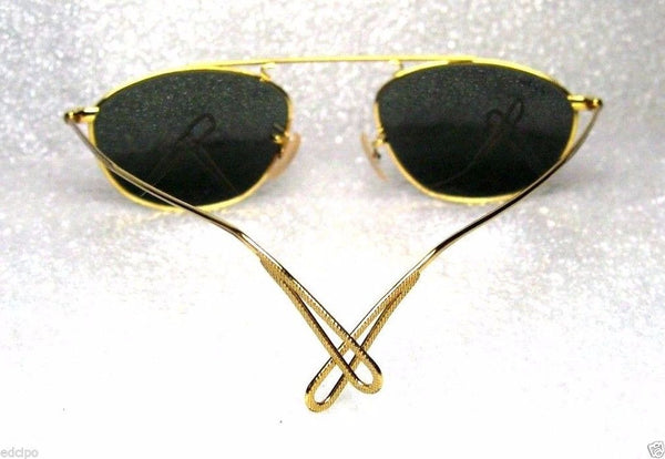 Ray-Ban USA *NOS Vintage B&L Mod-Aviator W2003 Pinpnt Etched 24k *NEW Sunglasses - Vintage Sunglasses 