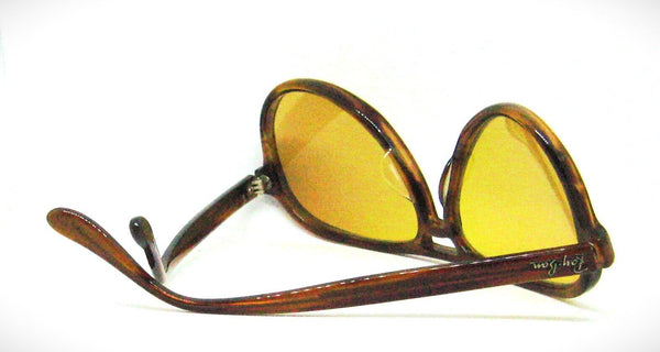 Ray-Ban USA NOS Vintage 70s B&L Aviator Ambermatic Vagabond New Sunglasses &Case