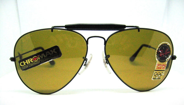 Ray-Ban USA Vintage NOS B&L Aviator ODM 2 B-20 Chromax W1666 New Sunglasses