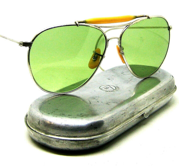 Vintage Pre Ray-Ban USA Aviator WWII Bausch & Lomb USAAF USN AN6531 Sunglasses