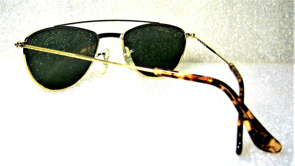 Ray-Ban USA NOS Vintage B&L 40s Retro Aviator W1758 24kGP Arista New Sunglasses