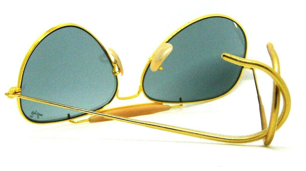 Ray-Ban USA NOS Vintage B&L Aviator Outdoorsman Blue Changeables New Sunglasses - Vintage Sunglasses 