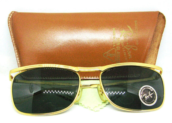 Ray-Ban USA NOS Vintage 1950s B&L Signet LX Deluxe Very Rare Sunglasses & Case