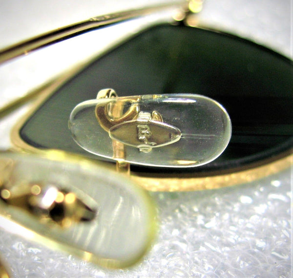 Ray-Ban USA NOS Vintage B&L 40s Retro Aviator W1758 24kGP Arista New Sunglasses - Vintage Sunglasses 