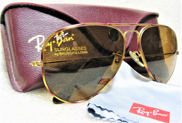 Ray-Ban USA Vintage B&L Aviator Tortuga Classic B-15HC  L1706 Nr.Mint Sunglasses - Vintage Sunglasses 