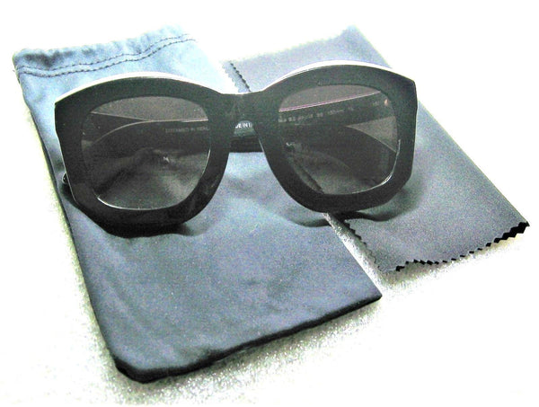 Kuboraum "Dreamed in Berlin" Mask B2 49[]25 BS 150mm 3 Ebony Mint Sunglasses - Vintage Sunglasses 