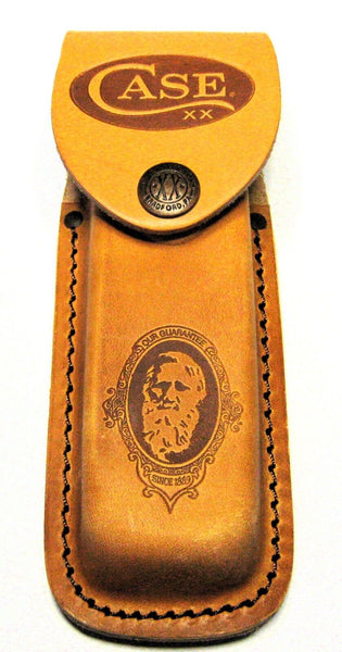 John Wayne Knife Case USA folding 07444 Barnboard Jigged Dark Red Bone Trapper