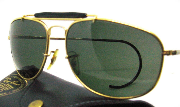 Ray-Ban USA Vintage 1990s B&L Olympics Explorer Aviator  Gold 61mm Sunglasses